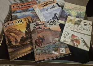 Walter T. Foster Peggy Harris Art Books Drawing Watercolor Landscapes Horses