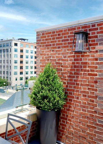 Hinkley Walker 15"H 2-Light Bronze Outdoor Wall Light - Picture 8 of 10