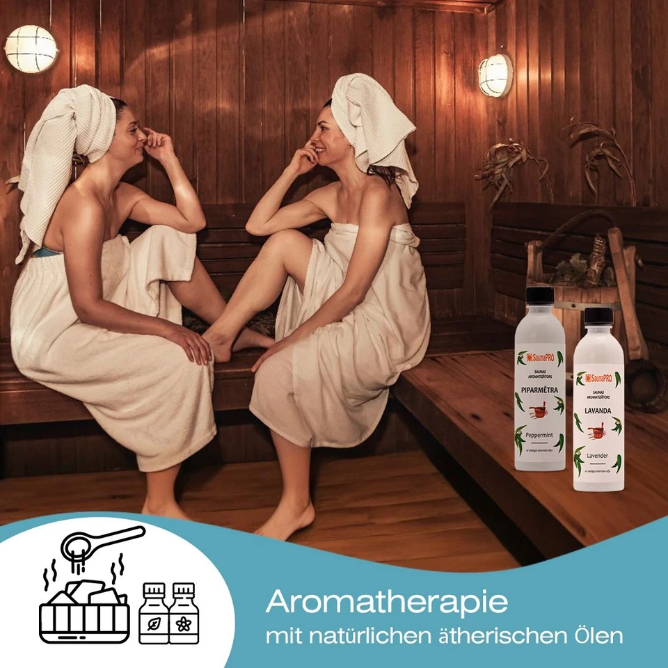 SaunaPRO Saunaaufguss MINZE 500ml | Saunaduft Aroma Saunaaufgüsse Konzentrat - Bild 2 von 2