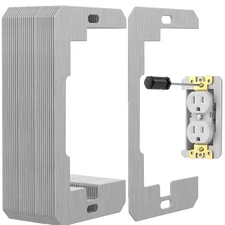 30 Pcs Wall Plate Spacer,Spacers for Electrical Outlets, Metal Flush Fit Device 