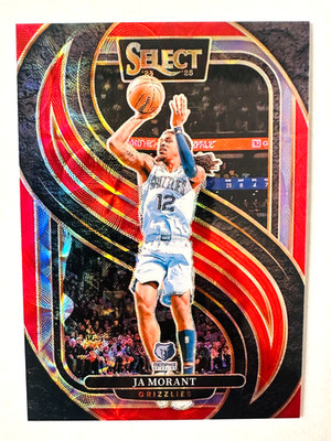 2024-25 Panini Select Ja Morant RED Scope Prizm Card SP #/249 Premier Grizzlies