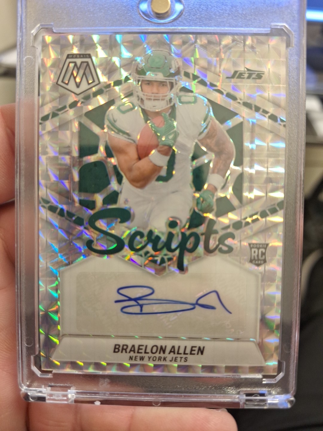 2024 Panini Mosaic - Rookie Scripts Braelon Allen #RS-BAN (AU, RC)