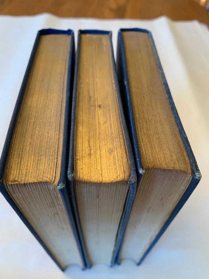 War And Peace - 3 Vol Set. Lyof Tolstoi. 1898-99/1926 Copyright. 1 back stained. Foto 4 de 4