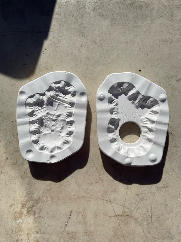 1986 Nowell's Ceramic Molds NM-1352 Frosty Snowman Ornament - Slip Cast Mold