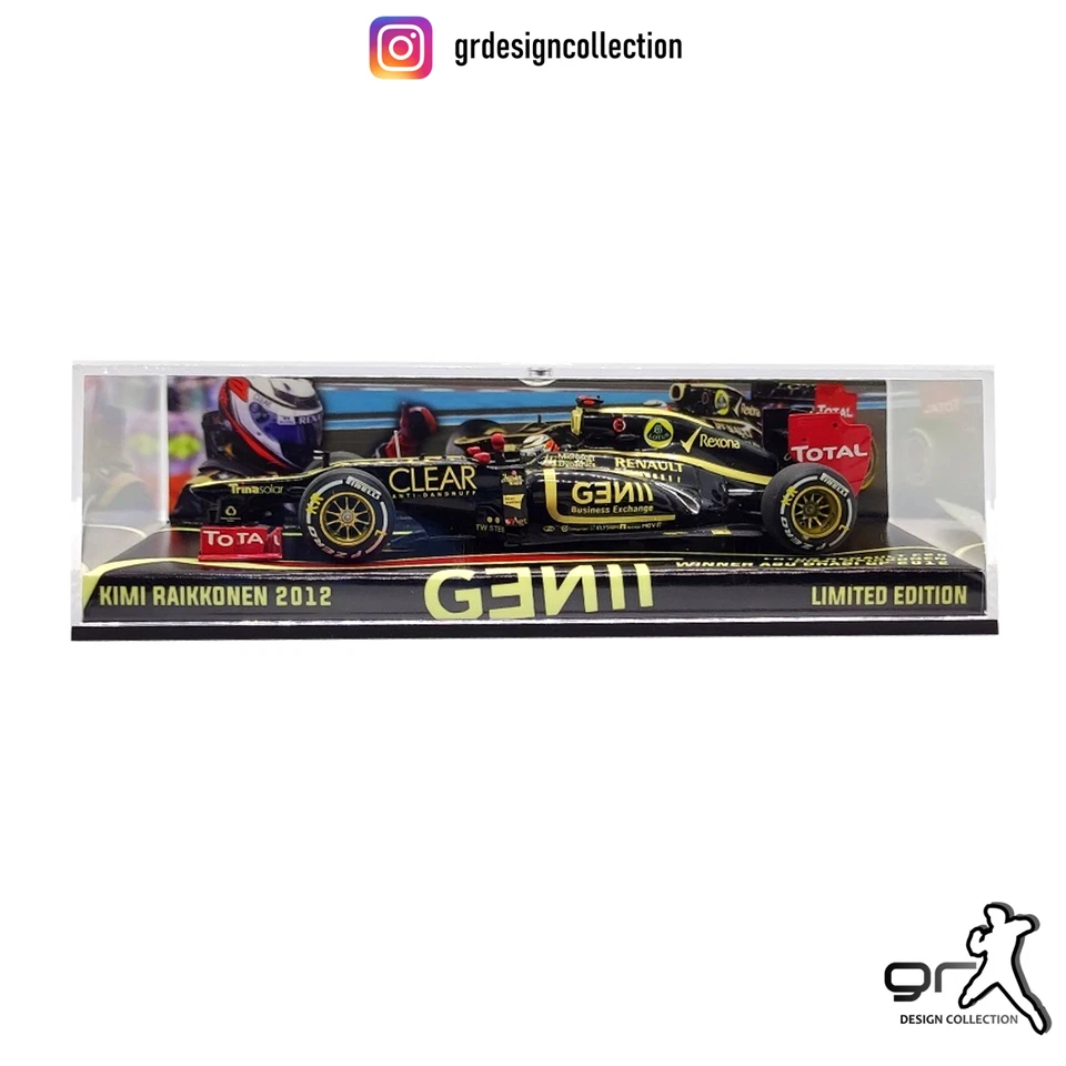 Kimi Raikkonen - Lotus E20 - F1 Winner Abu Dhabi GP 2012 / MINICHAMPS / 1:43 - Immagine 2 di 4