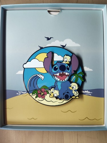 Disney Loungefly Sammler Pin: Lilo und Stitch Wave - Bild 2 von 3
