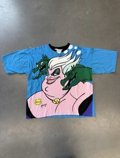 90s Vintage The Little Mermaid Ursula Disney Villain AOP Tee Signed