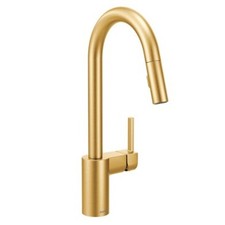 Moen 7565 Gold Align Pull-Down Spray Kitchen Faucet