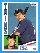 Rusty Kuntz #598 - 1984 Nestle (nrmt) Minnesota Twins / '84 Tigers  (D)