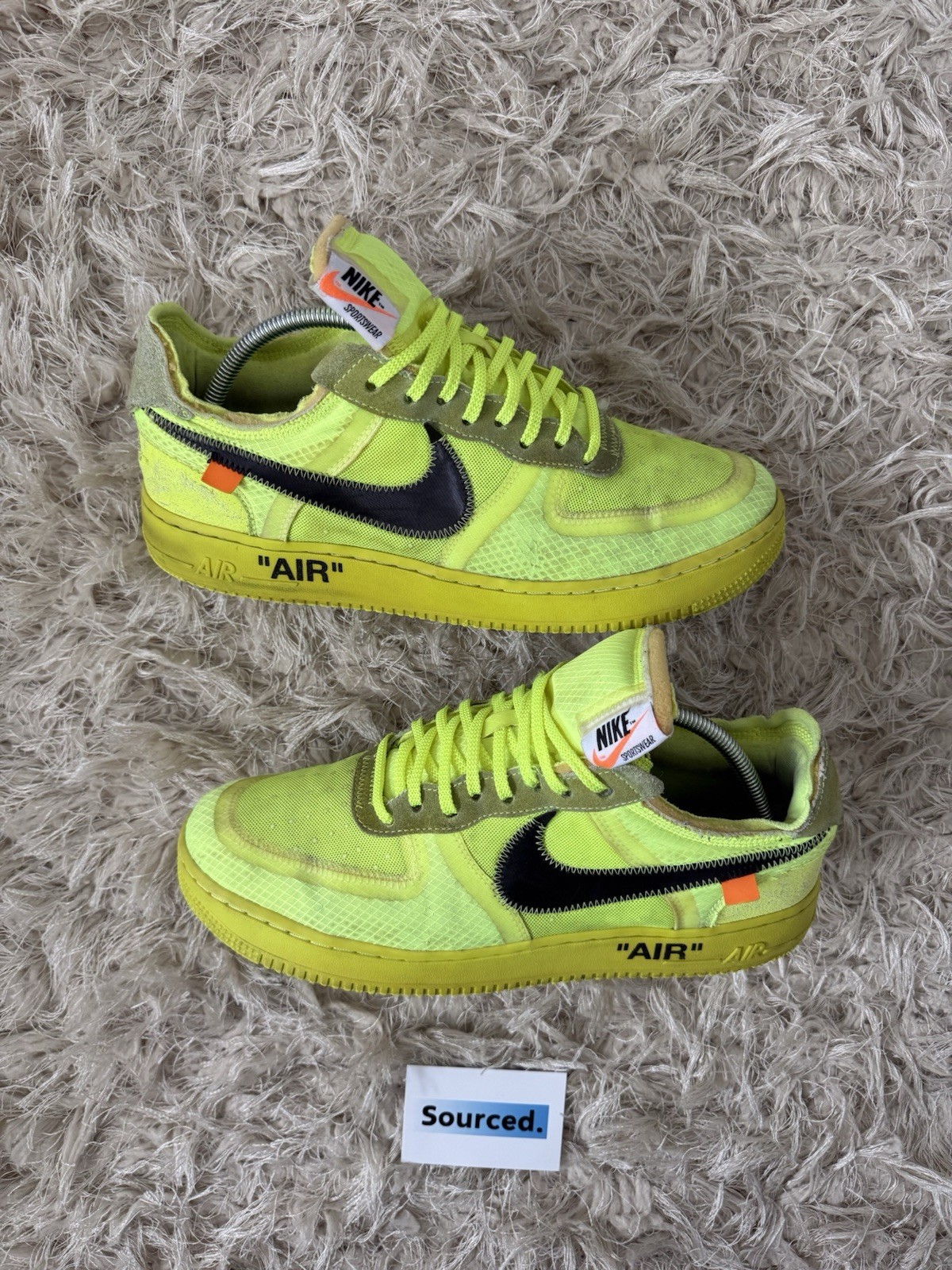 OFF WHITE X NIKE Nike x OFF WHITE Air Force 1 Low Volt UK 10 USA 11 EU 45 AO4606 700 ?