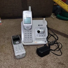AT&T EL42208 5.8GHz Digital Dual Secure Line Answering Id Cordless Phone System