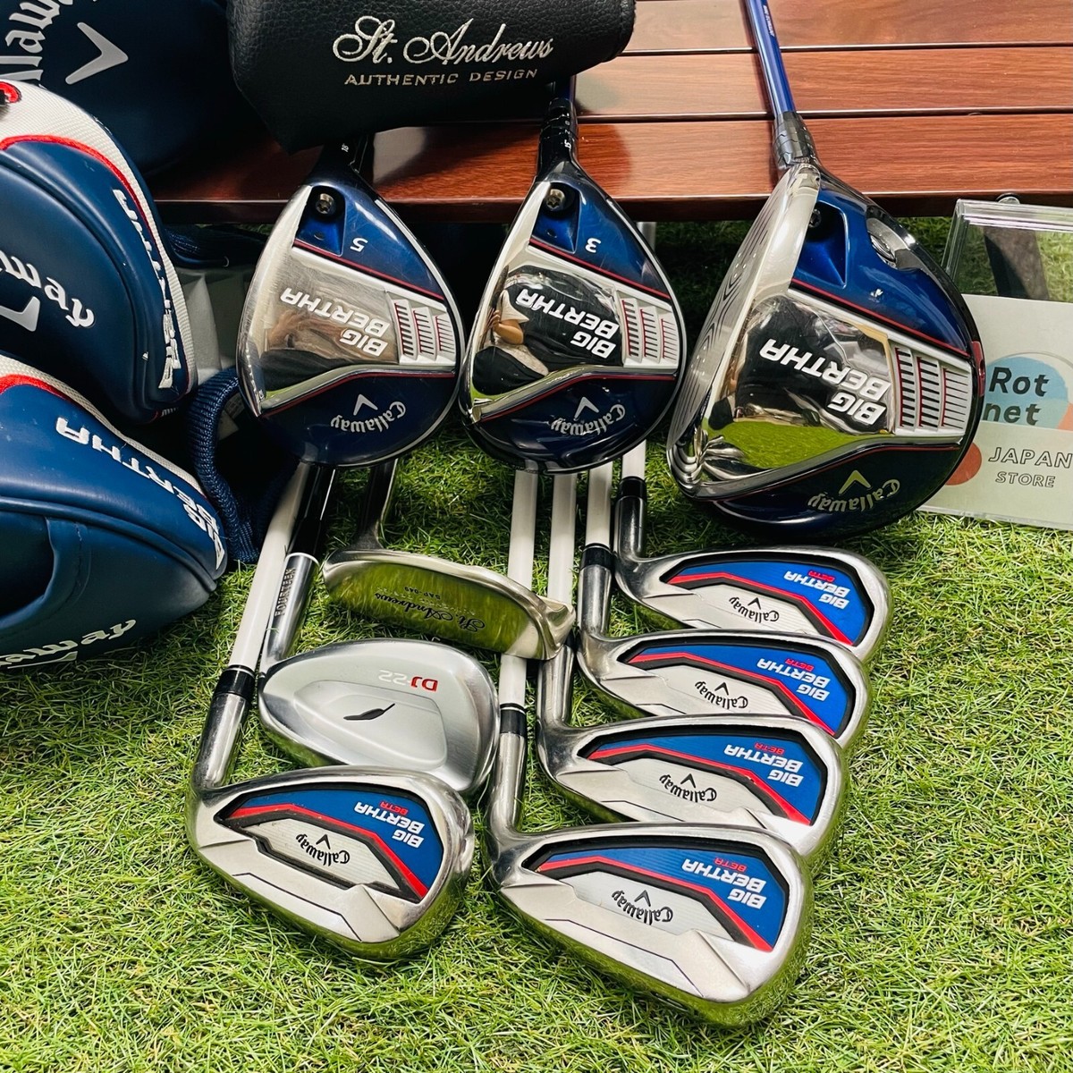 Callaway Fullset BigBertha 1w 3w 5w Iron 6789P 10Pcs Flex SR