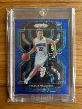 /150 Franz Wagner 2021-22 Panini NBA Prizm Blue Fast Break Rookie RC Magic