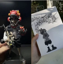 D_ONE STUDIO BLACK HORN Action Figure Model In Stock 1/12 Scale In Box