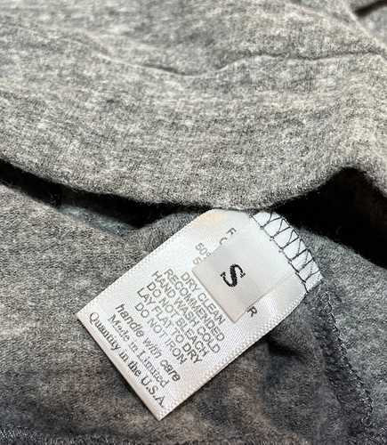 Lauren Moshi Pullover Grey Hearts Size Small - Picture 9 of 9