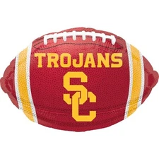 USC Trojans NCAA College Sports Party Decoration 18" Football Mylar Balloon