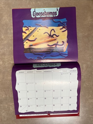 Goosebumps R. L. Stine 1995 Calendar Only Scholastic - Picture 5 of 7