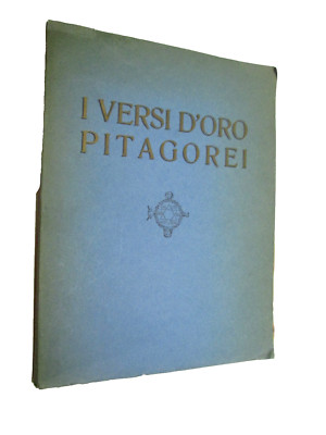I VERSI D ORO PYTHAGOREI.Introd.di J.EVOLA.Atanor,Halskette Initiationsstudien,1959.