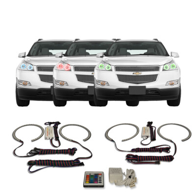 RGB Multi Color IR Headlight Halo kit for Chevrolet Traverse 09-12