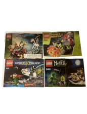 LEGO Mixed Lot of 4 - 7090, 8956, 5969, 9461, INSTRUCTION MANUALS BOOKLETS Only