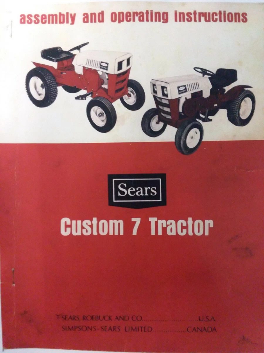 1970 sears 2024 lawn tractor