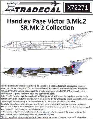 Xtra Decals 1/72 HANDLEY PAGE VICTOR B.Mk.2 & SR.Mk.2 COLLECTION