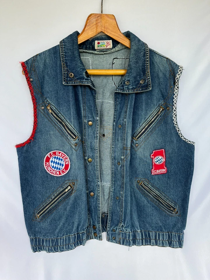 Chaleco aficionado vintage firmado por el FC Bayern Foto 2 de 4