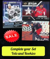 22-23 Upper Deck Credentials Inserts You pick- Highly Anticipated Speed Stars