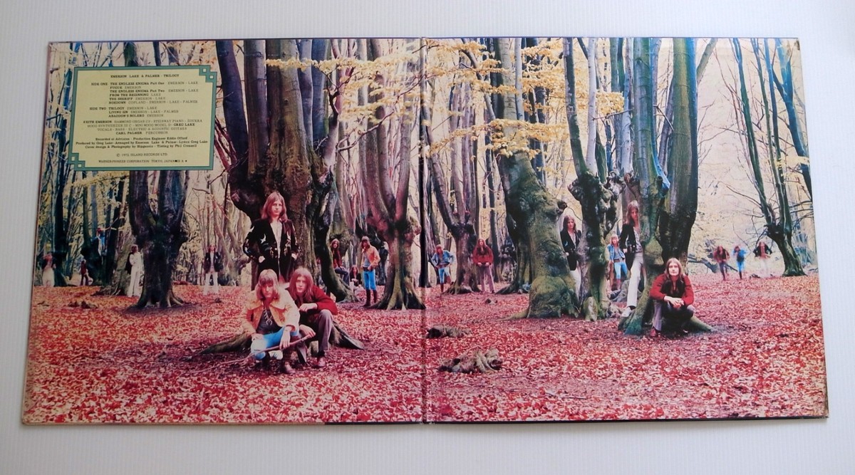 Emerson, Lake & Palmer ‎– Trilogy JAPAN 1976 vinyl LP P