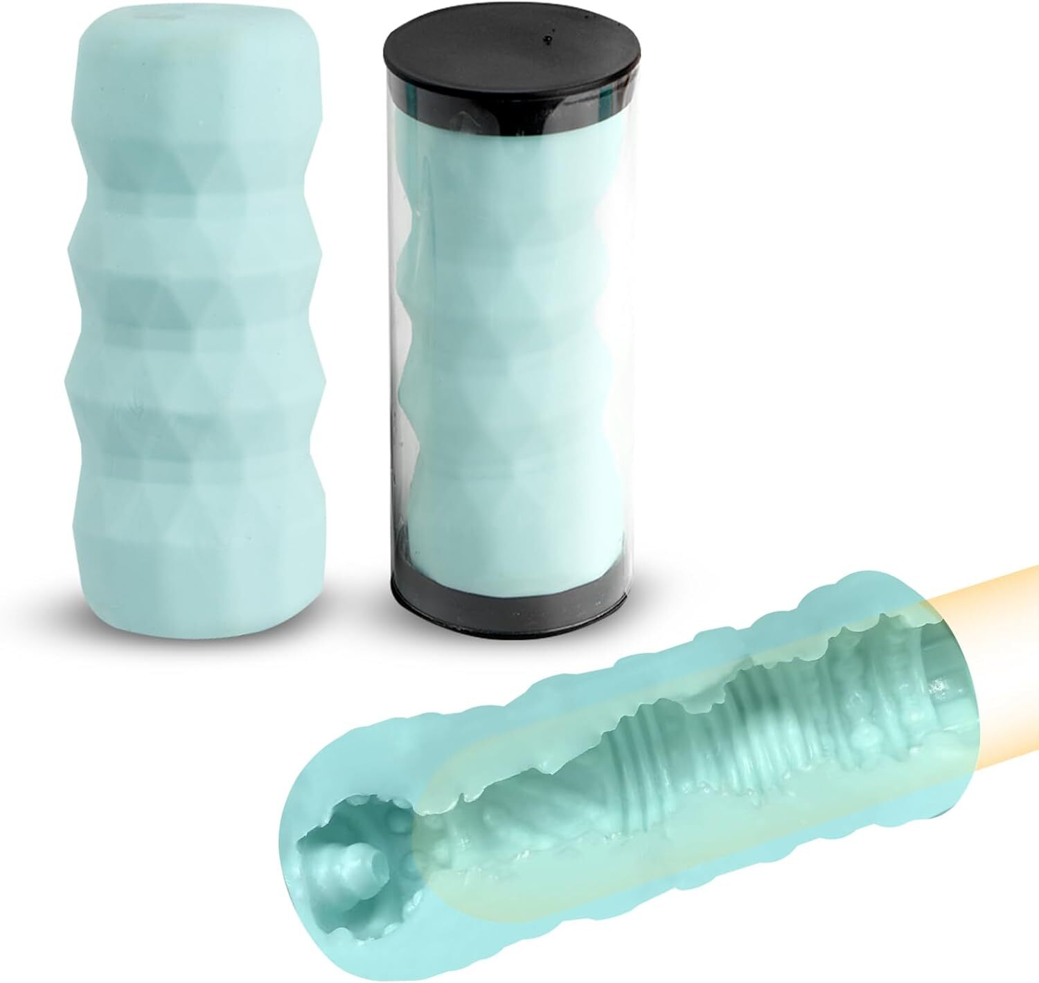 Realistischer Masturbator Cup Grün Taschenmuschi Realistisch Groß