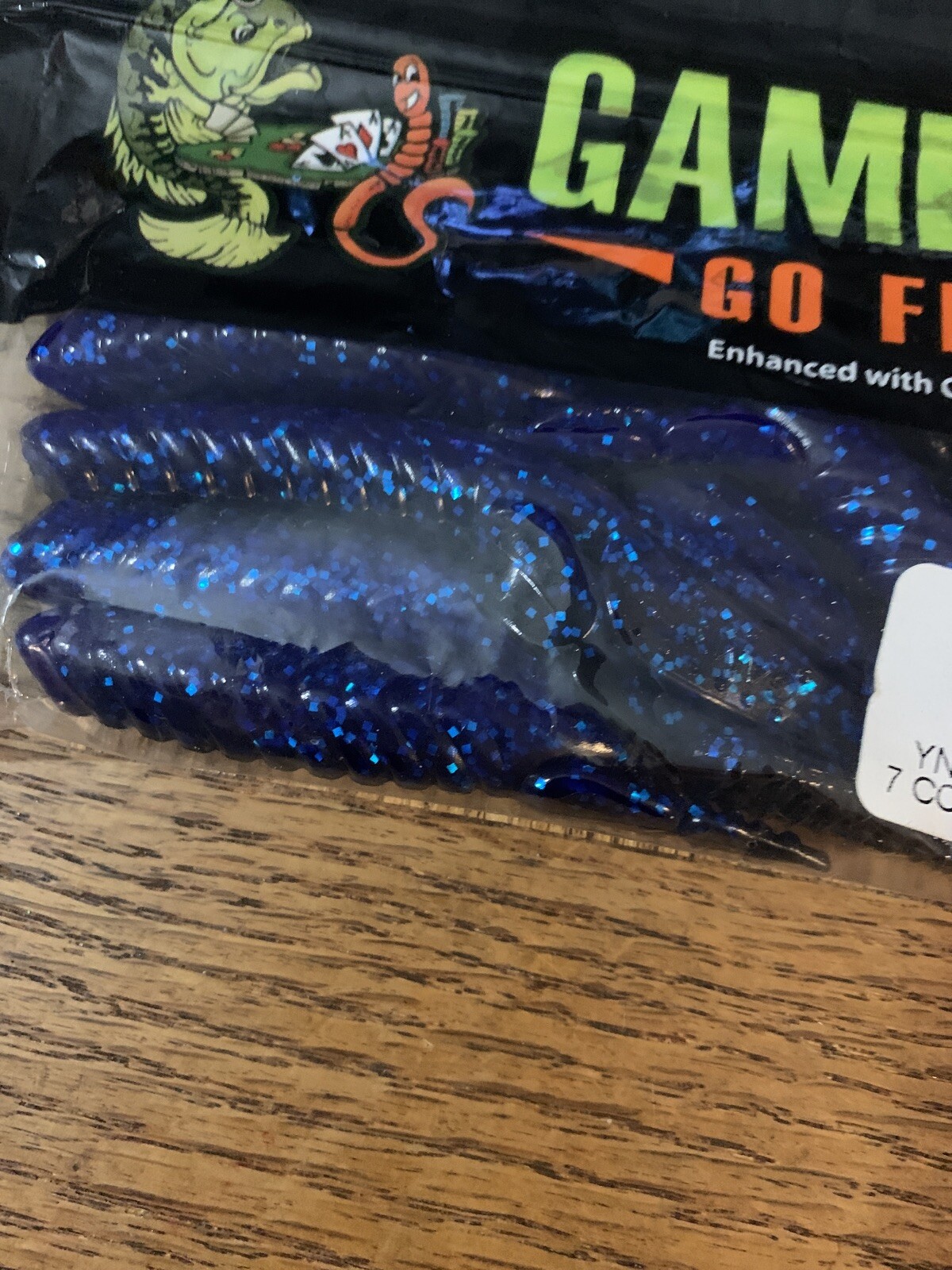 Gambler Go Fish Bait Why Not Shadow Blue eBay