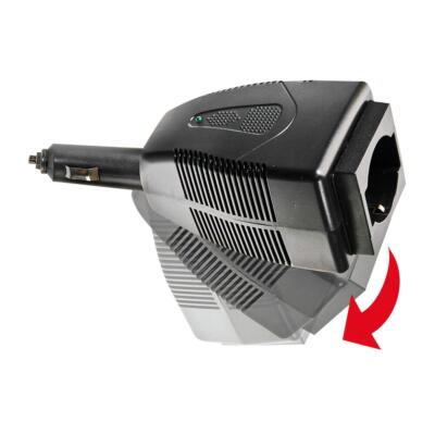 Onduleur De Voiture 175W - 12V Vers 220V - Prises Schuko Et USB - Universel - Neuf