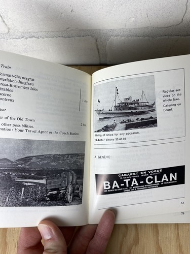 Vintage Travel Book ~Geneva In Your Pocket - Foto 9 di 9
