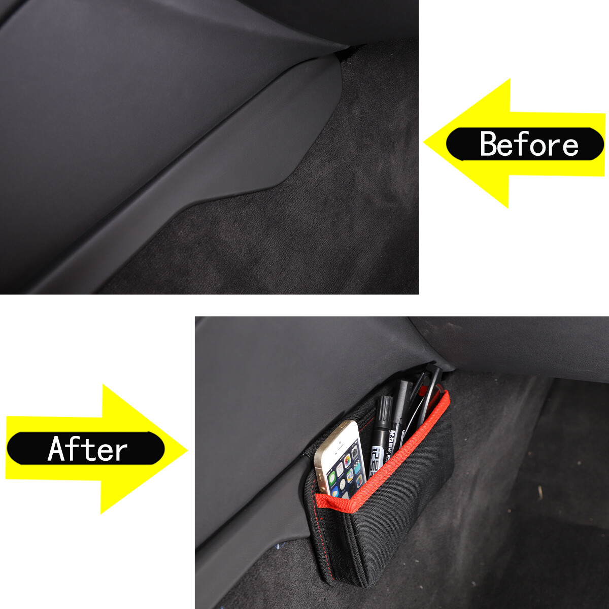 Customized For 2020-2026 Corvette C8 Passenger Side Cloth Storage