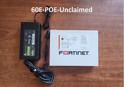 1 Unit Fortinet FortiGate FG-60E-POE Firewall - used-unregistered-unclaimed