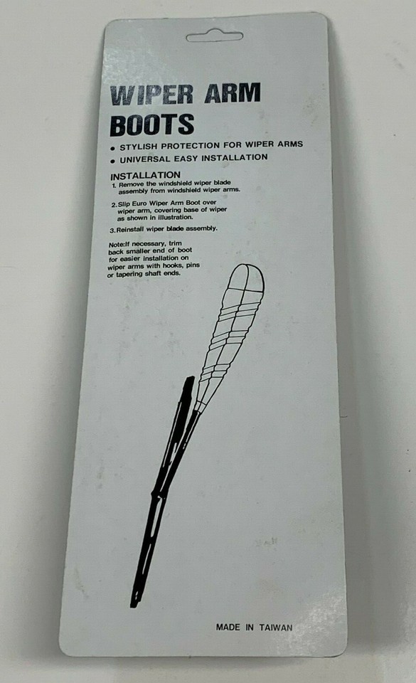 WIPER ARM BOOTS 2 PC SET ALL SEASONS RED KZ73 SIZE SMALL eBay