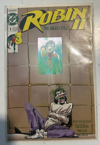 VINTAGE 1991 ROBIN II COMIC BOOK #1 DC THE JOKERS WILD ! BATMAN HOLOGRAM
