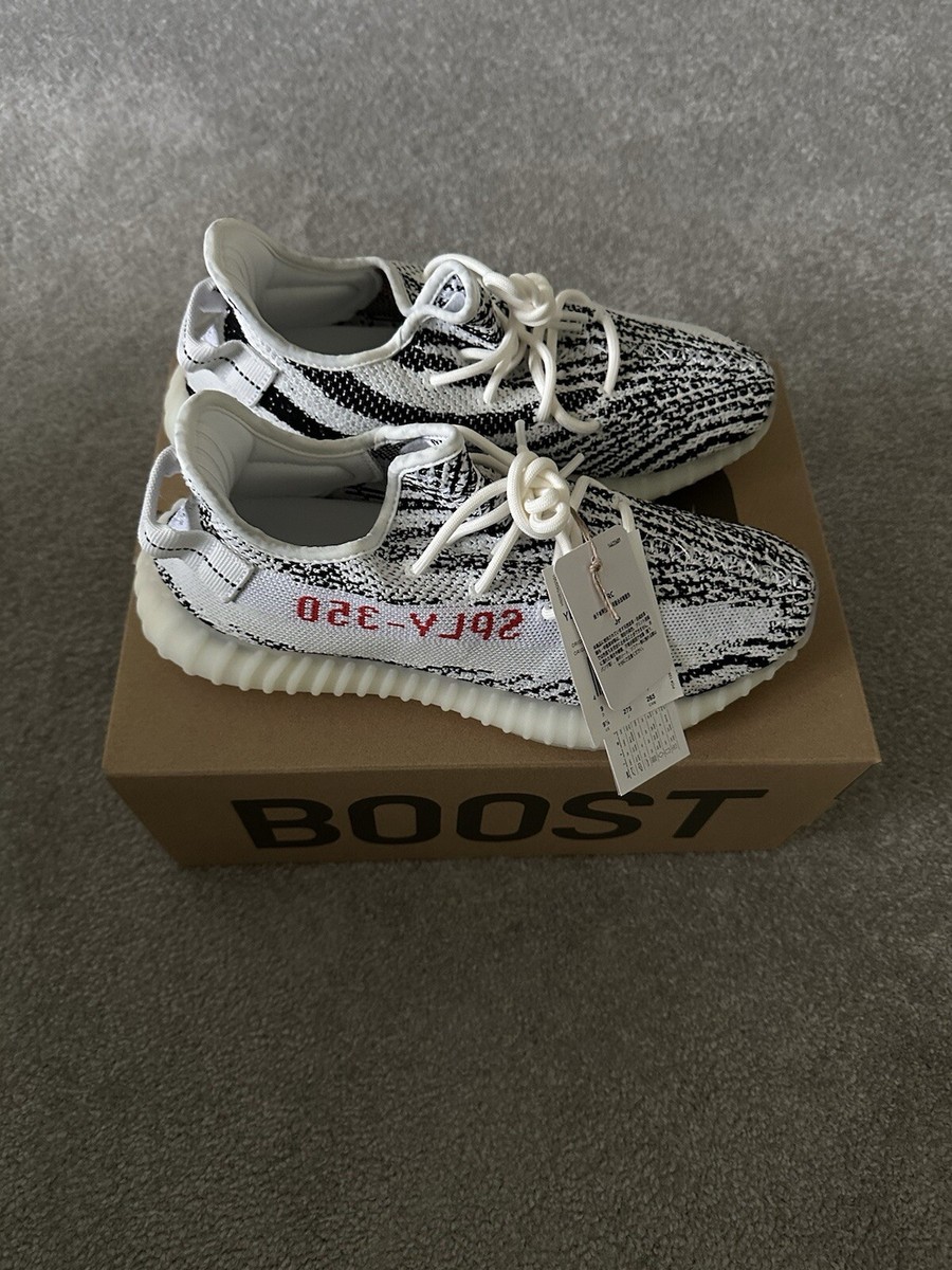 Size adidas Yeezy Boost 350 V2 Low Zebra for sale online UK