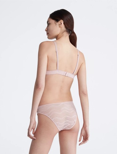Nuevo con etiquetas Bikini Calvin Klein Talla (GRANDE) ENCAJE QD3972-631 - Imagen 2 de 4