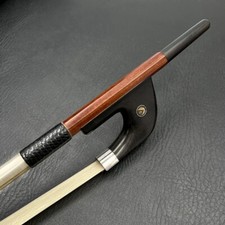 Professional master Germany style Pernambuco bass bow 3/4 silver mount