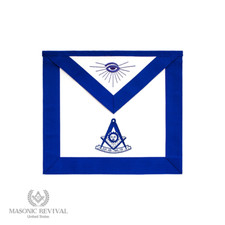 Past Master Apron Blue Symbol 
