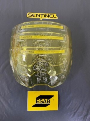 Original ESAB Sentinel A50/A60 äußere Linse - gelb (3er Pack) - KOSTENLOSER VERSAND