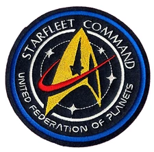 Star Trek Star Fleet Command Embroidered Iron-on Patch - 7.00"