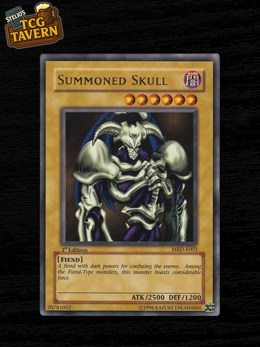 Yu-Gi-Oh TCG Summoned Skull MRD-E003 1. Auflage Ultra Rare EU 2003