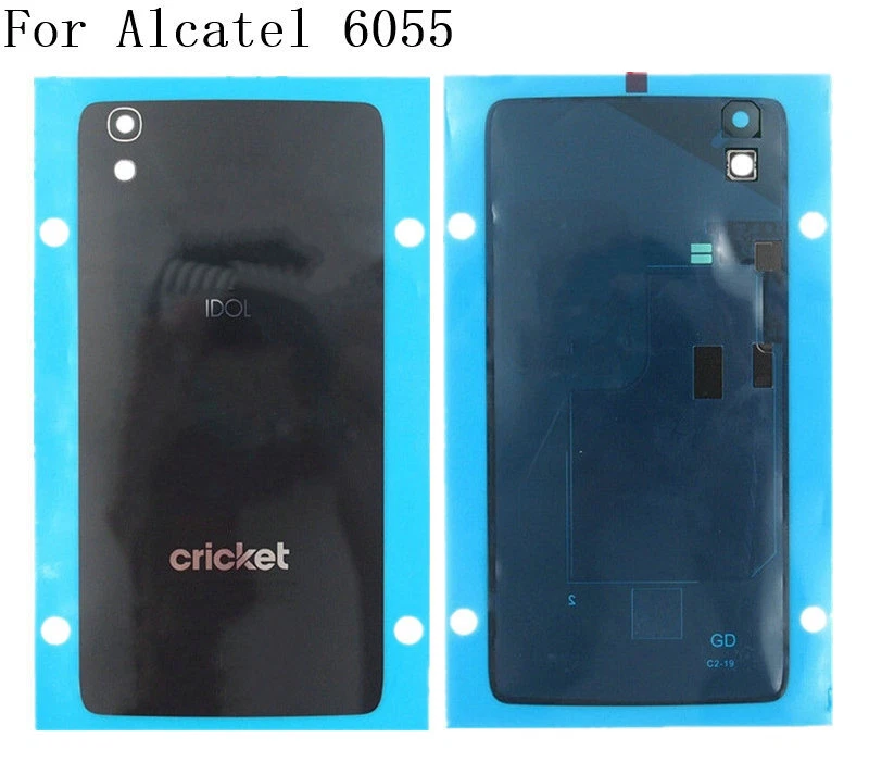 Puerta trasera de vidrio con cubierta trasera de batería 2 piezas para Alcatel Idol 4 OT 6055 6055K 6055B - Imagen 2 de 4