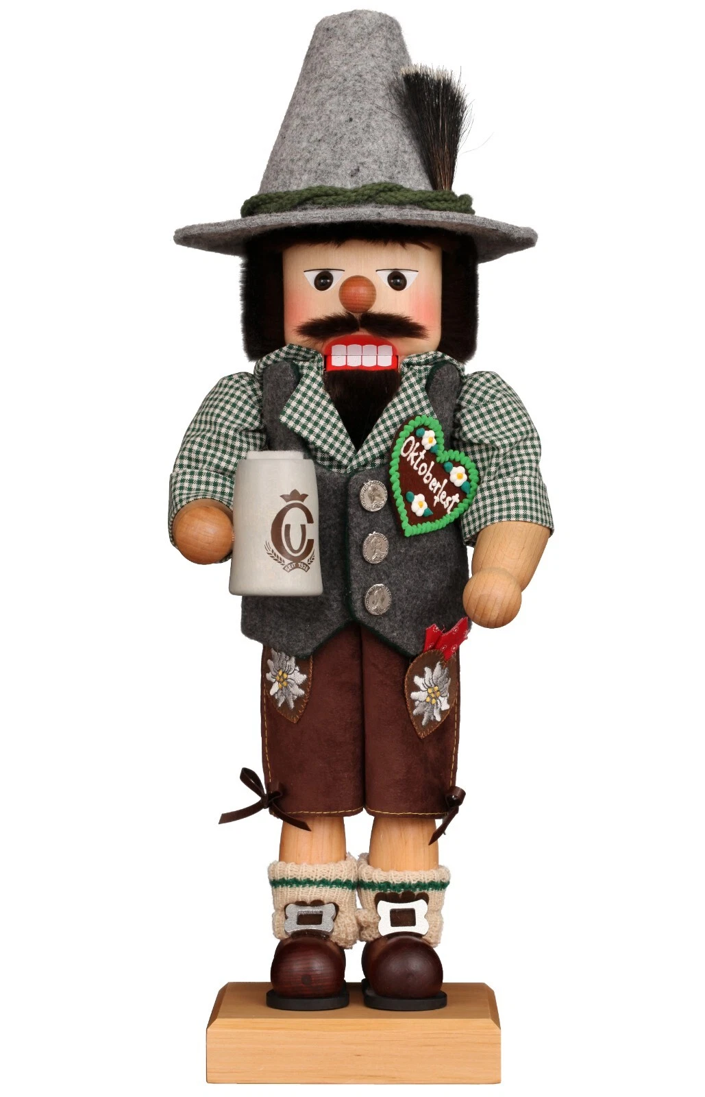 New in Box - Christian Ulbricht Octoberfest Lover - German Nutcracker #0-878