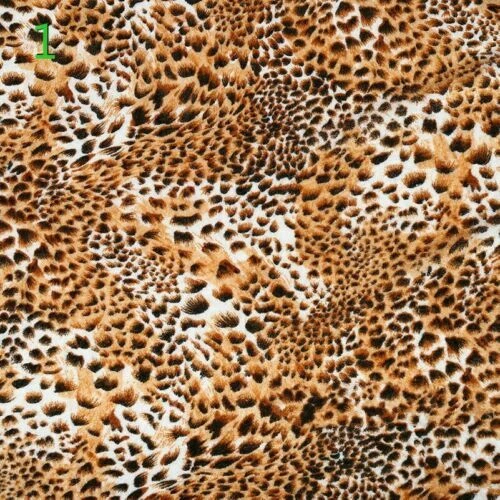 By the Metre Animal Print Velvet Craft Fabrics