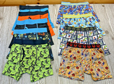 Lot of 9 pc Nintendo Gamer Boys Box Brief Underwear SIZE 8 - Super Mario Gamer
