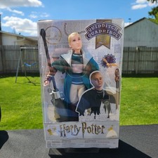 Harry Potter Doll Quidditch Quadribol Draco Malfoy Figure Broomstick 12" Mattel