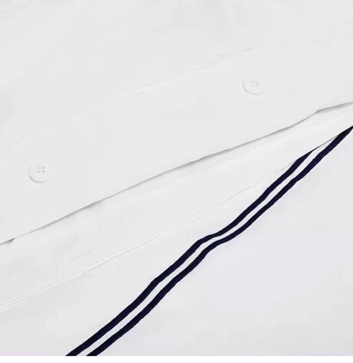 💙Hudson Park Collection Bloomingdale Queen Comforter Bedding Complete Set Navy - Image 2 of 4